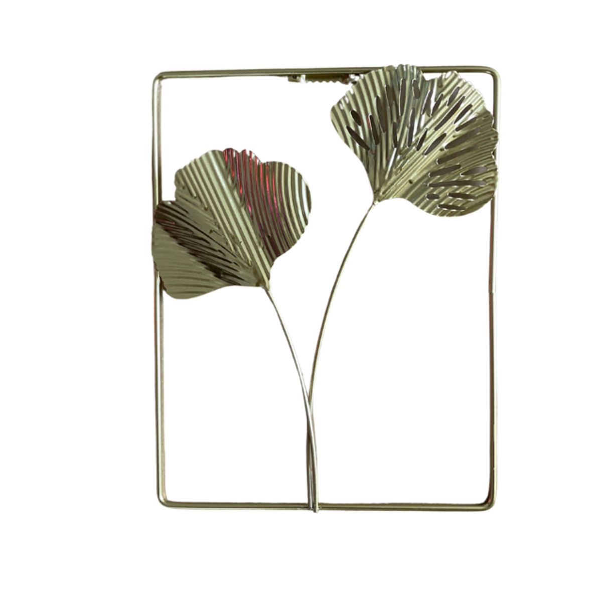 GENERICO - Adorno de Pared Colgante Diseño de Hojas 25x19cm