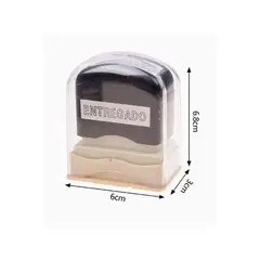 GENERICO - Sellos Automáticos 6x3x65cm Color Negro