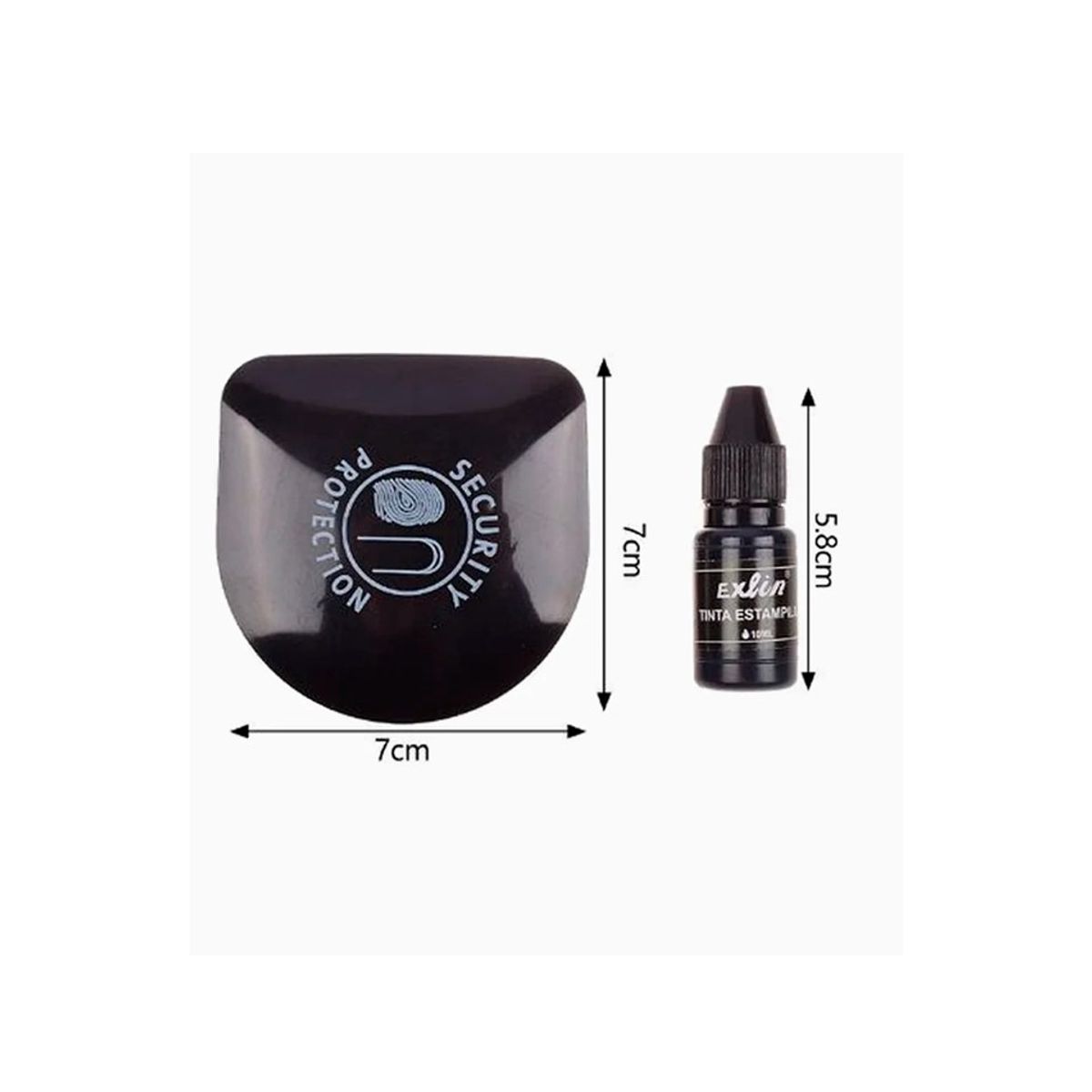 GENERICO - Almohadilla de Tinta Color Negro