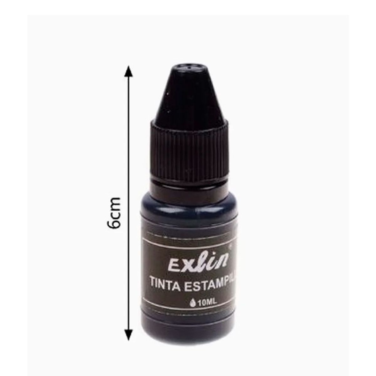 GENERICO - Tinta Para Huellas 6cm Color Negro