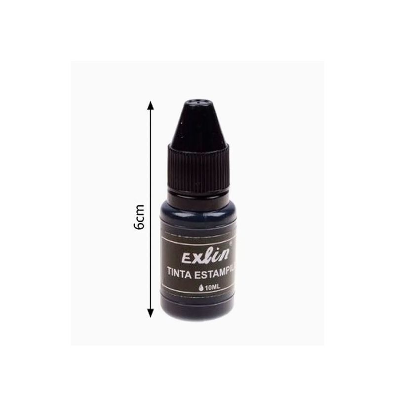 GENERICO - Tinta Para Huellas 6cm Color Negro
