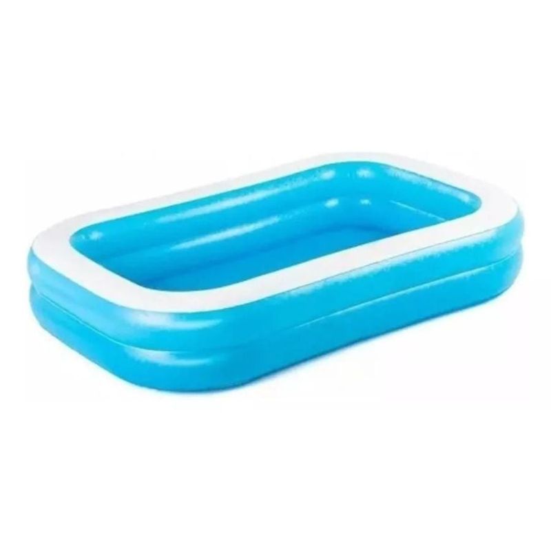 GENERICO - Piscina Inflable Rectangular De 200x140x40cm Verano Niños