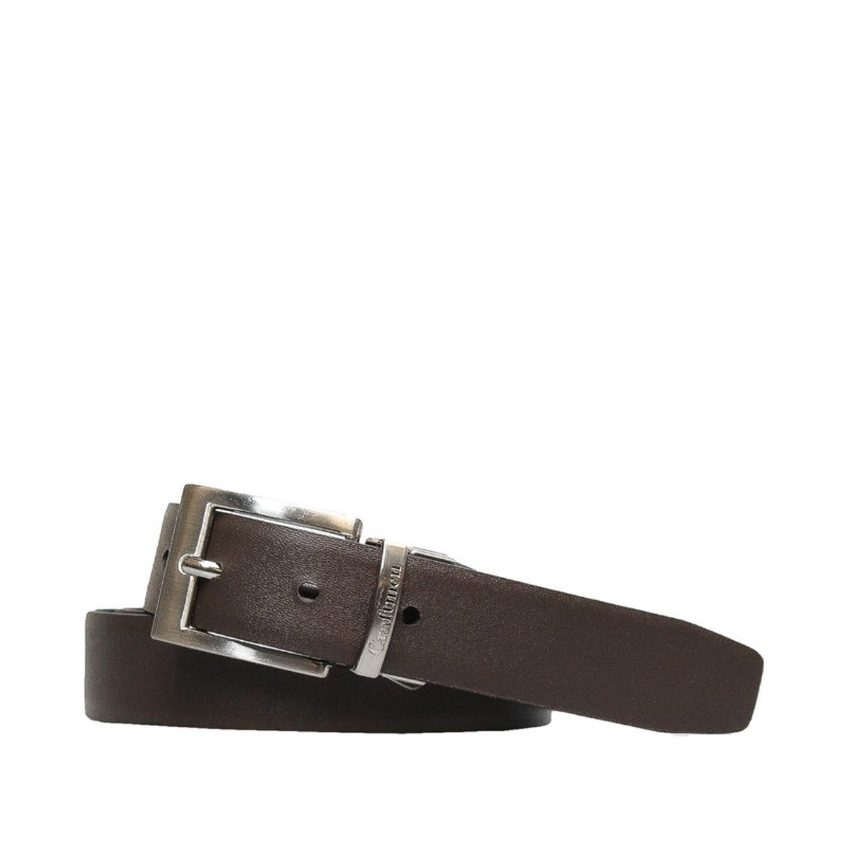 CRAFTMEN - Cinturón Casual Edwards 100% Cuero Natural Reversible Negro-Café