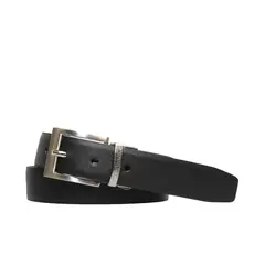 CRAFTMEN - Cinturón Casual Edwards 100% Cuero Natural Reversible Negro-Café