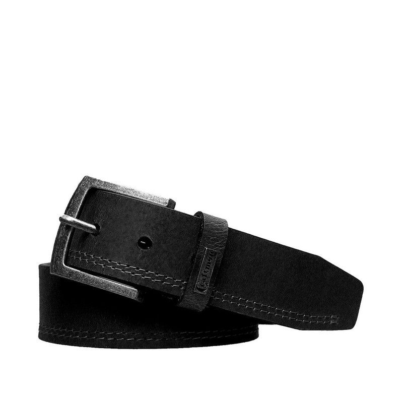 CRAFTMEN - Cinturón de hombre Harris Negro Craftmen 100% cuero natural