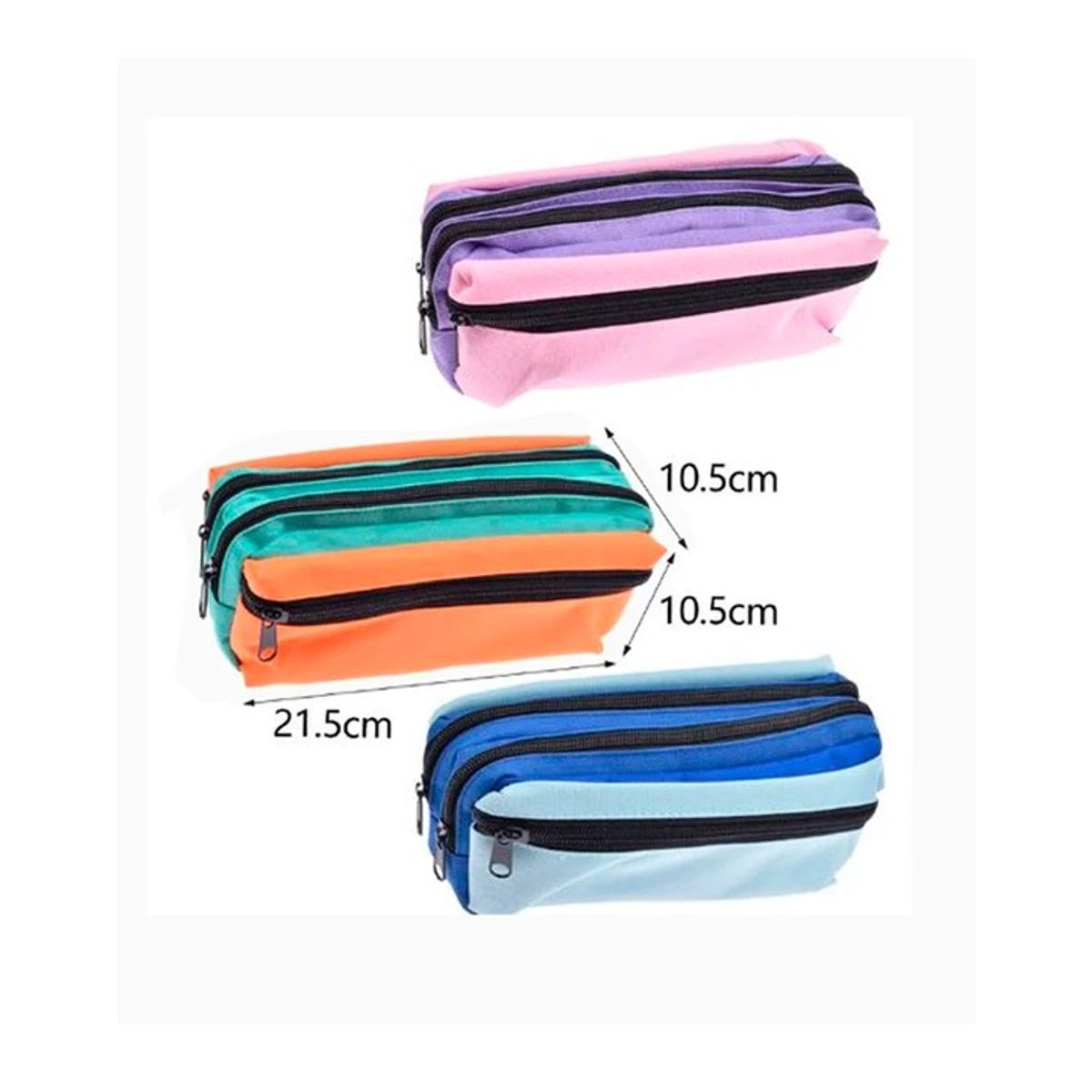 GENERICO - Estuche Escolar Colores Surtidos 105×215cm