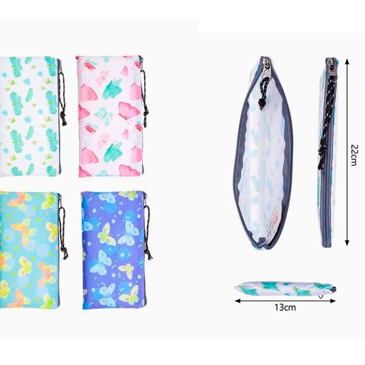 GENERICO - Estuche Escolar Colores Surtidos 22cm