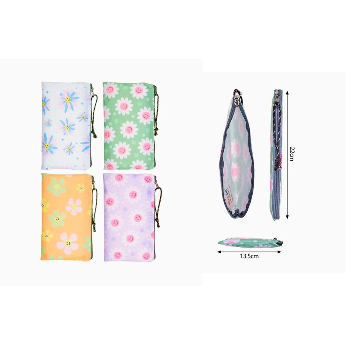 GENERICO - Estuche Escolar Colores Surtidos 22cm