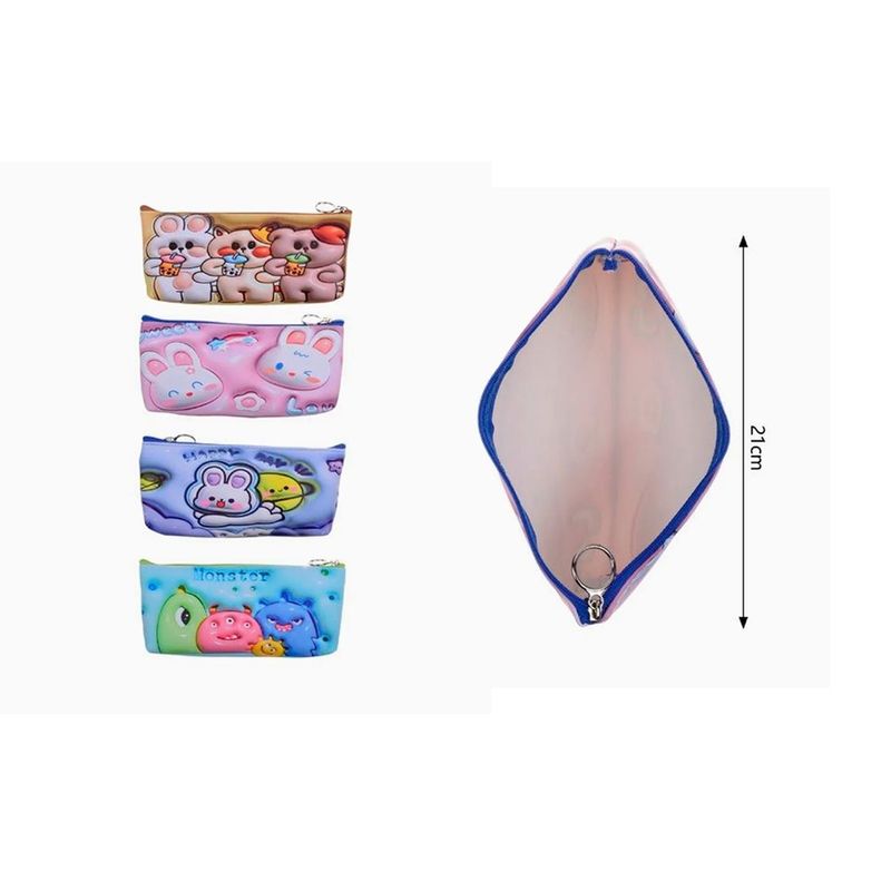 GENERICO - Estuche Escolar Colores Surtidos 21cm