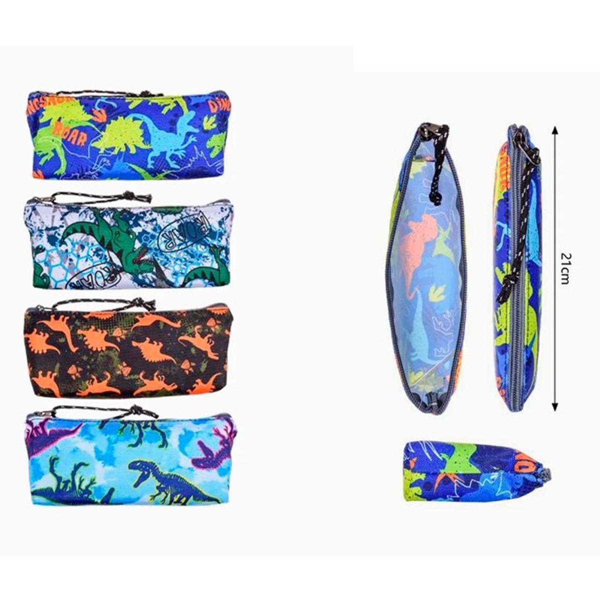 GENERICO - Estuche Escolar Colores Surtidos 21cm