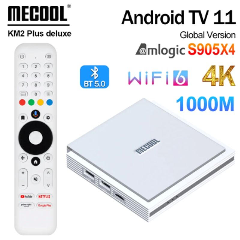 MECOOL - km2 Plus Deluxe 4k  Blanco