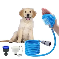 GENERICO - Manguera Cepillo Baño Ducha Mascotas Perros Gatos Mascotas