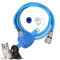 GENERICO - Manguera Con Cepillo Para Bañar Ducha Mascotas Perros Gatos
