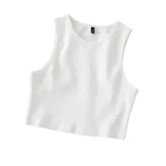 SUKHA - Polera Manga Corta Cuello Redondo Blanca