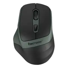 TECMASTER - Mouse Dual Bluetooth Recargable Inalámbrico Negro