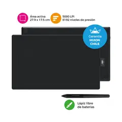 HUION - Tableta Grafica Inspiroy RTP 700 Negro