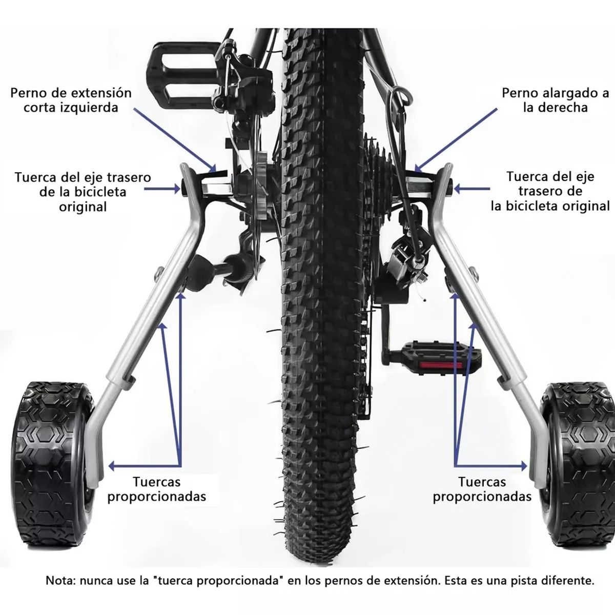 ATURE - Ruedas Laterales Estabilizadoras Reforzada Regulables 12-20