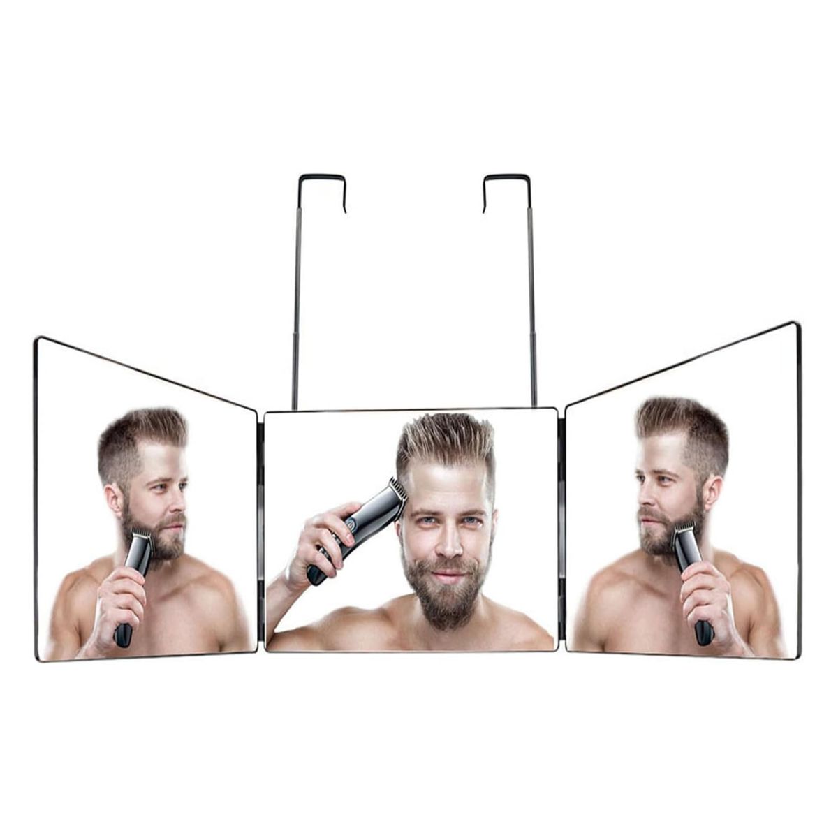 COMPRASMART CHILE - Espejo De 3 Vías Para Corte Pelo Portátil De 360 ° Barbería