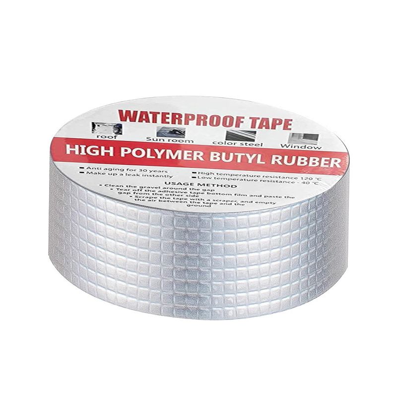 ATURE - Cinta Adhesivo Butilo 5cm X 5m Impermeable Gotera Techo