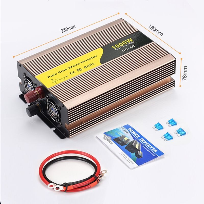 KINGDOM SOLAR - INVERSOR SINUSOIDAL DE ONDA PURA 1000W 12V