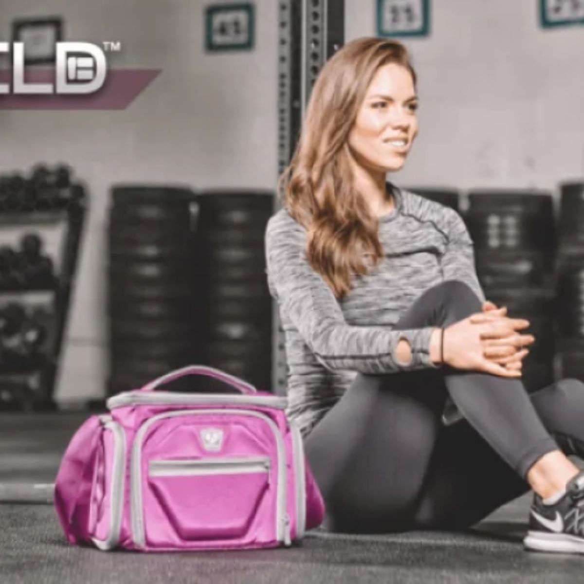 GENERICO - Fitmark The Shield Bolso Lonchera Termica Para Gimnasio Gray