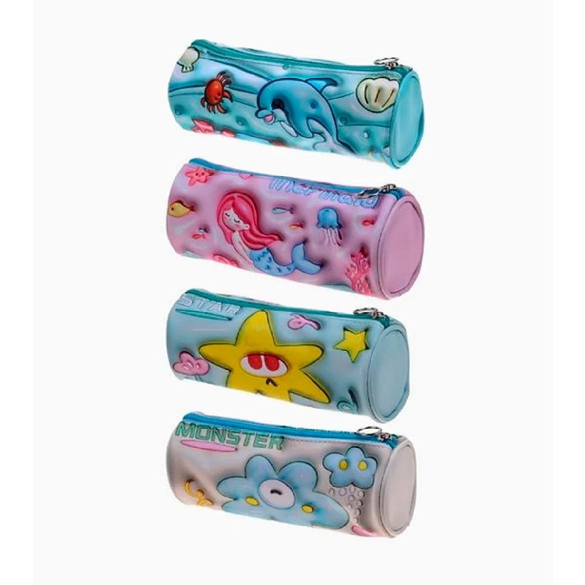 GENERICO - Estuche Escolar Colores Surtidos 22cm