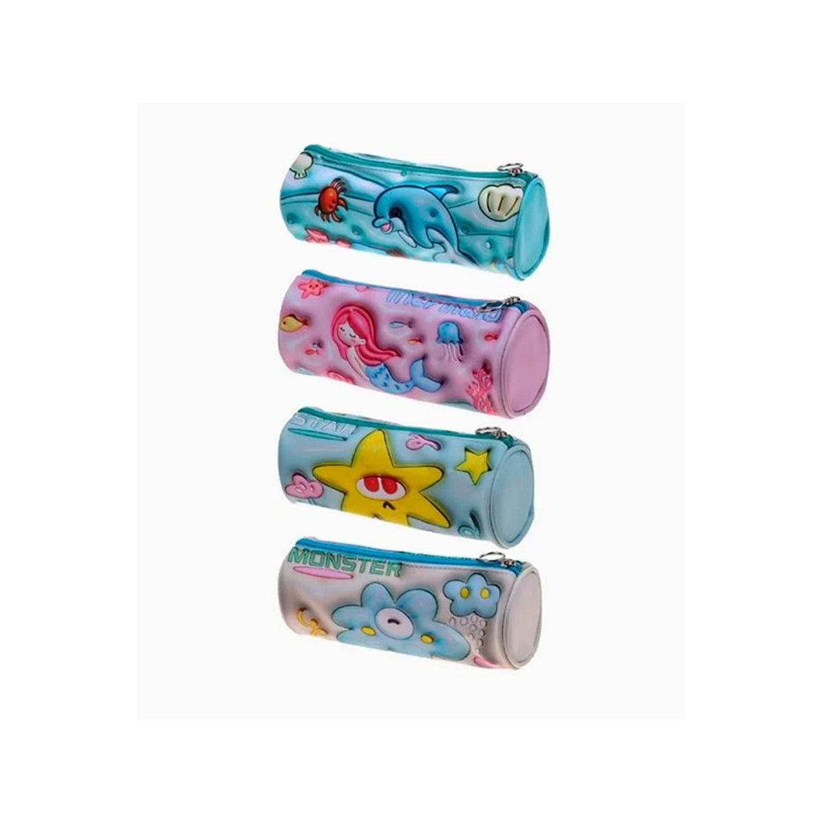 GENERICO - Estuche Escolar Colores Surtidos 22cm
