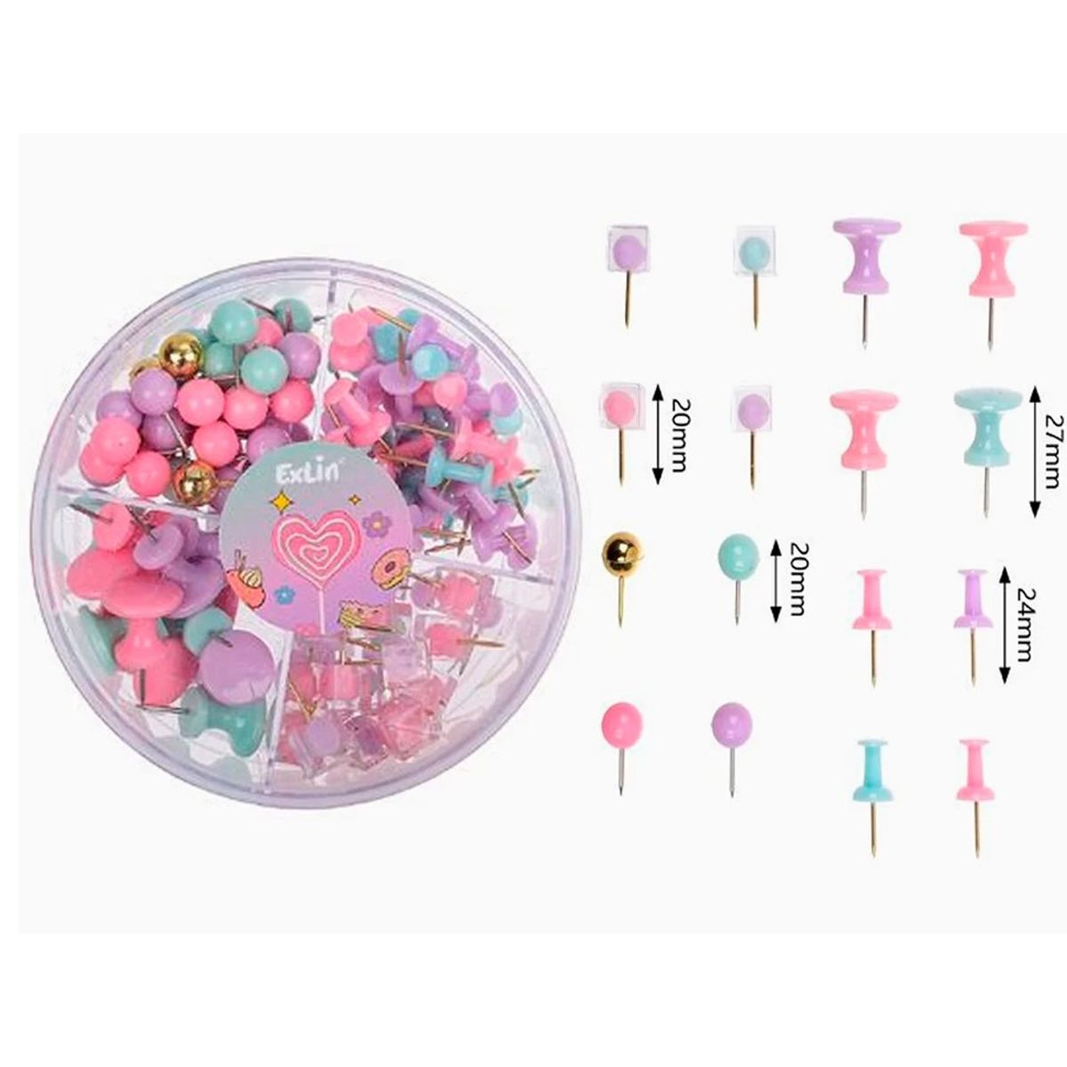 GENERICO - Set de Escritorio Colores Surtidos 100mm