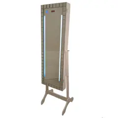 ECOMUSO - ESPEJO JOYERO RAINE RELOJ LUZ LED TACTIL 021