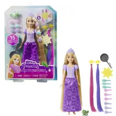 DISNEY - Muñeca Princesa Rapunzel Cabello De Cuentos De Hadas