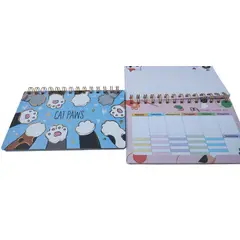 GENERICO - Planner Semanal diseño Gatito Cute 52 páginas 19 x 14 cm