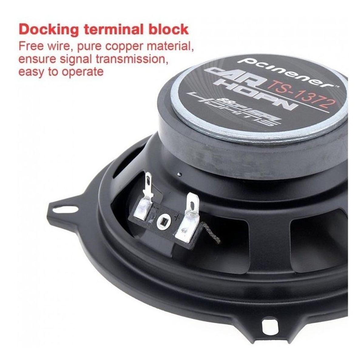 GENERICO - Parlantes 4 Pulgadas 10 Cm Ts-1072 Coaxial 250wmax 2 Vias