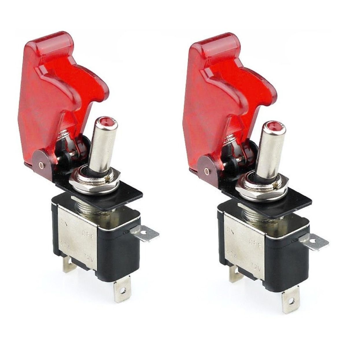 GENERICO - X2 Interruptor Palanca Auto Tuning Switch ONOFF ROJO