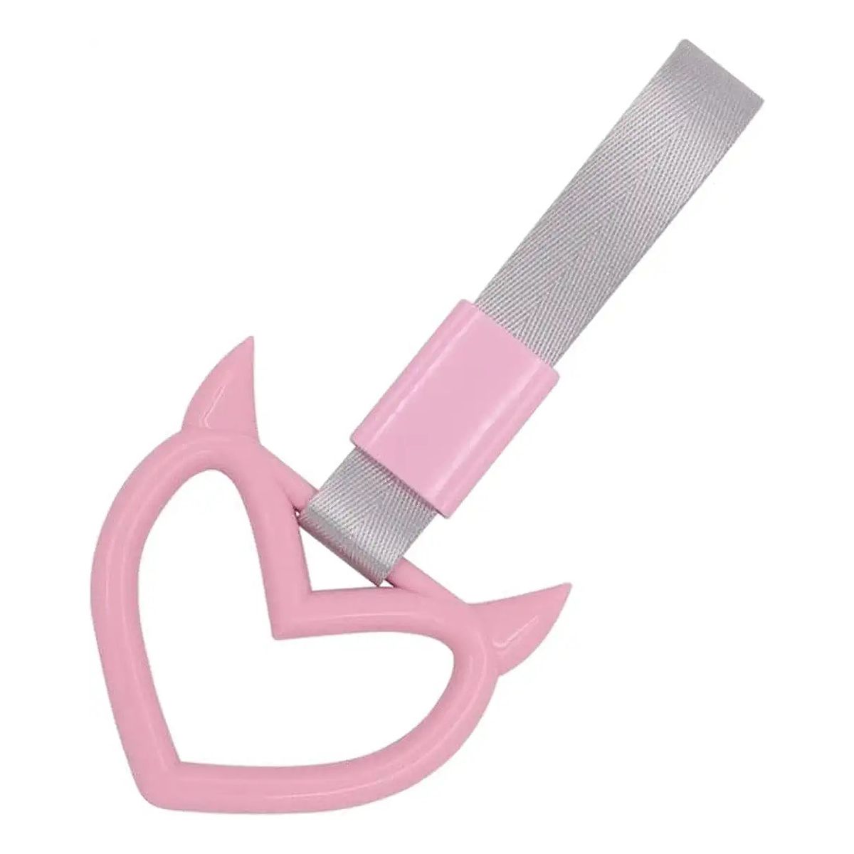 GENERICO - Colgante Anillo Tsurikawa Corazón Jdm Manija Correa Rosa