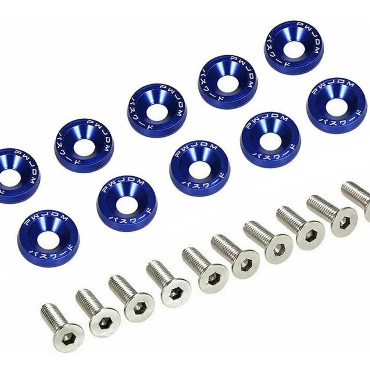 GENERICO - X10 Pernos De Motor Auto Universal AZUL