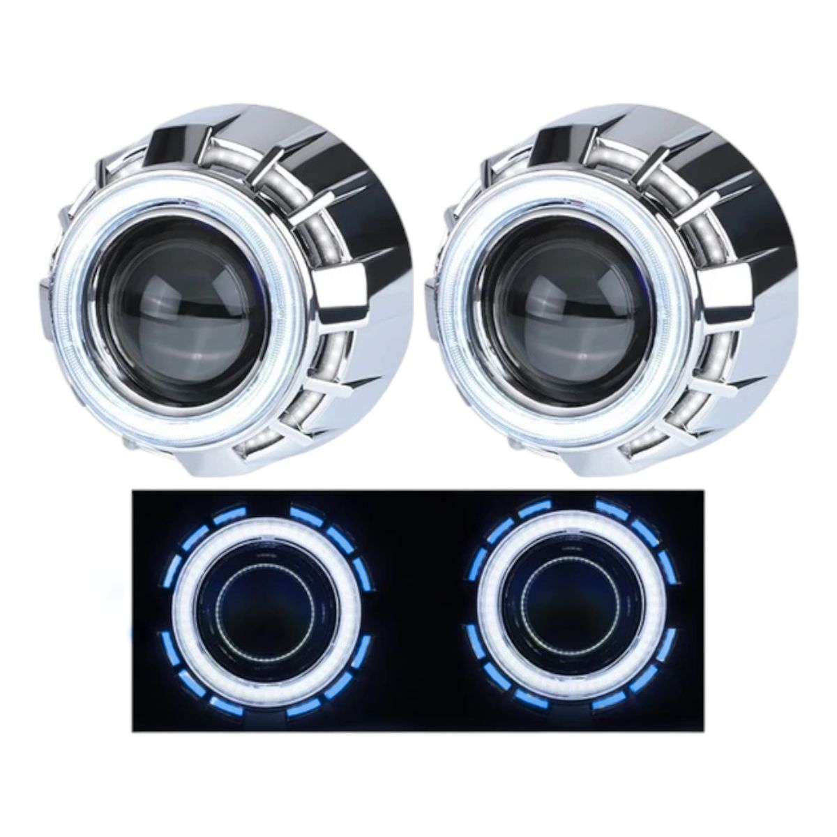 GENERICO - Proyector Ojo De Angel Para Foco. 2.5 Pulgada