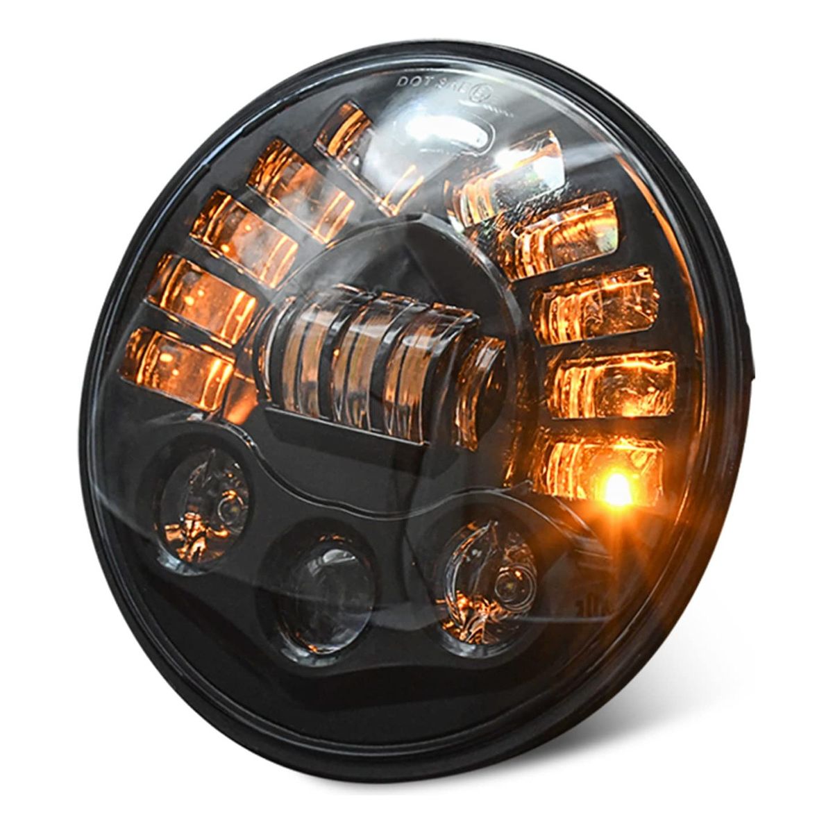 GENERICO - Foco Luz Led Delantero Para Moto 5.75 Pulgadas H4