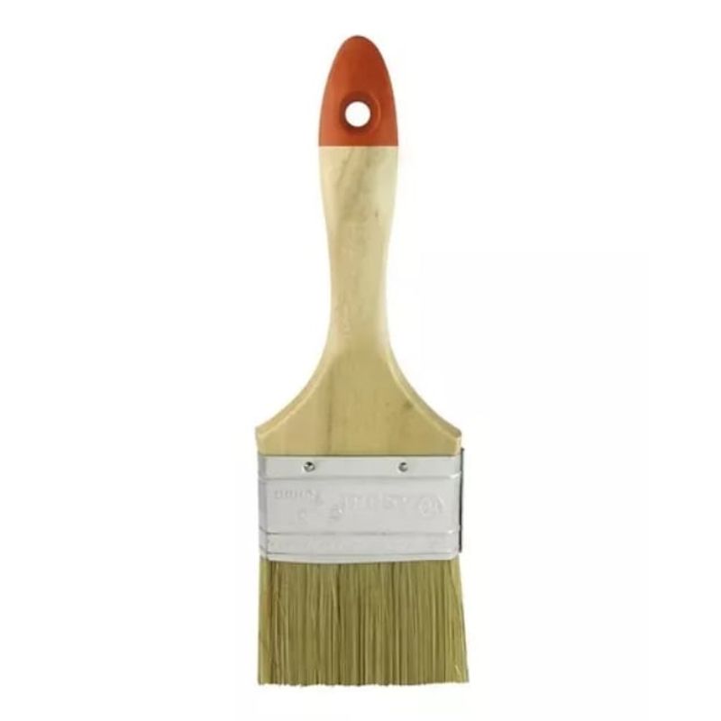 GENERICO - Brocha Para Pintar 3 Pulgadas (76mm) Mango Madera
