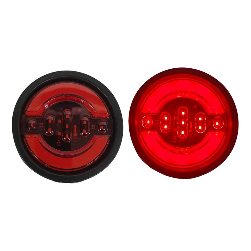 GENERICO - X2 Luz Led Trasera 1224v Auto Remolque Camión Rojo Freno