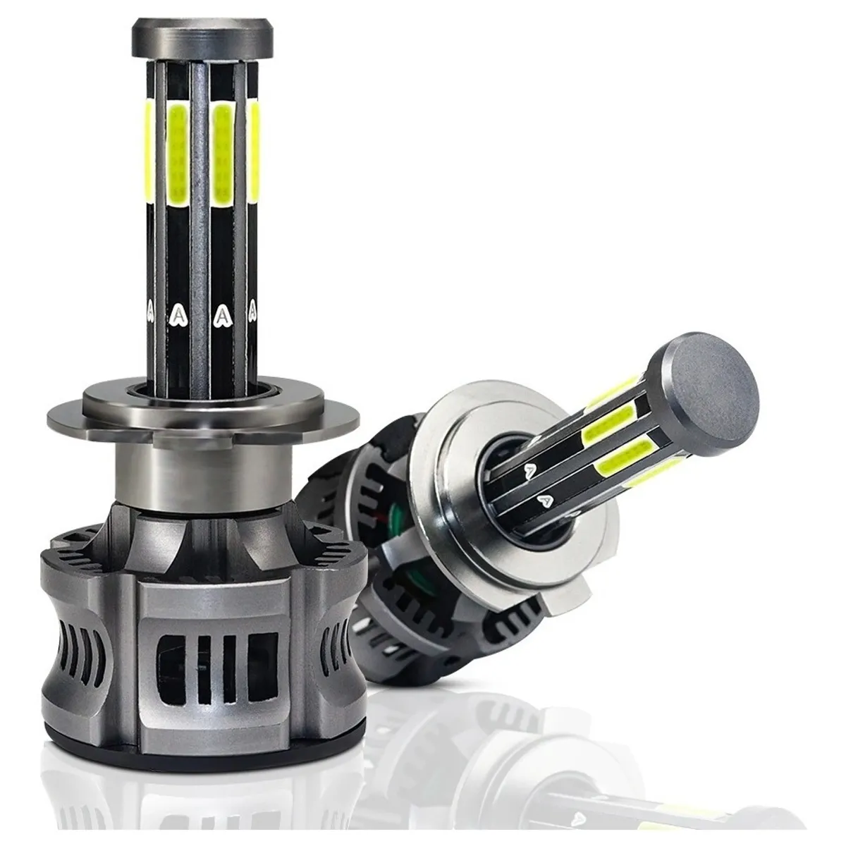 GENERICO - Kit Luces Turboled 18.000 Lm Canbus H4 8 Caras Par