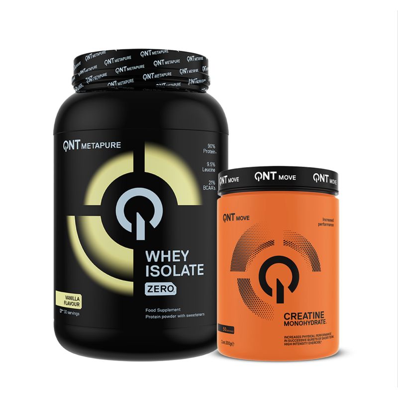 QNT - Pack Proteína Zero Carbohidratos 908 gr + Creatina monohydrate 300 gr QNT