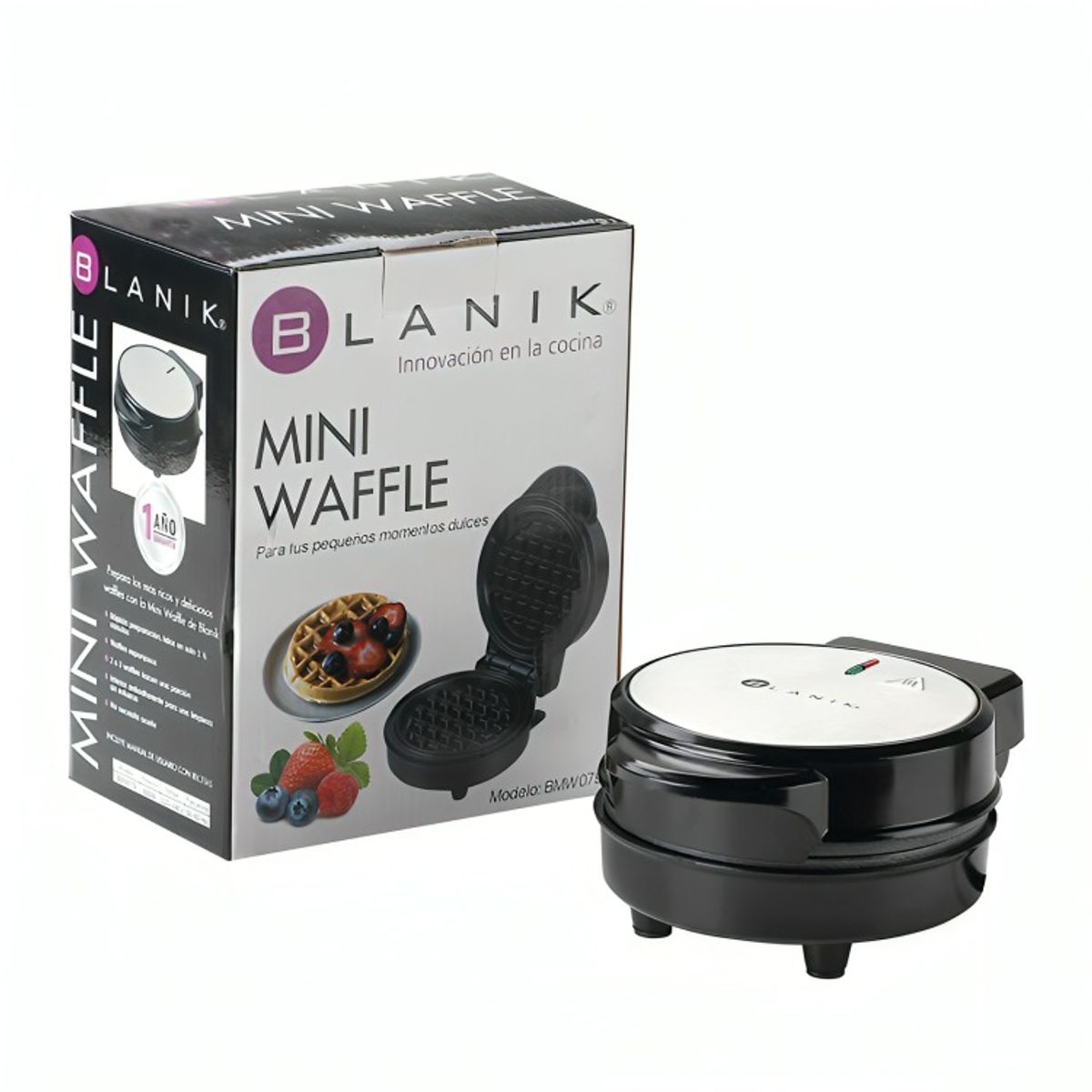 BLANIK - Mini Waffle Maker Modelo BMW079 BLANIK
