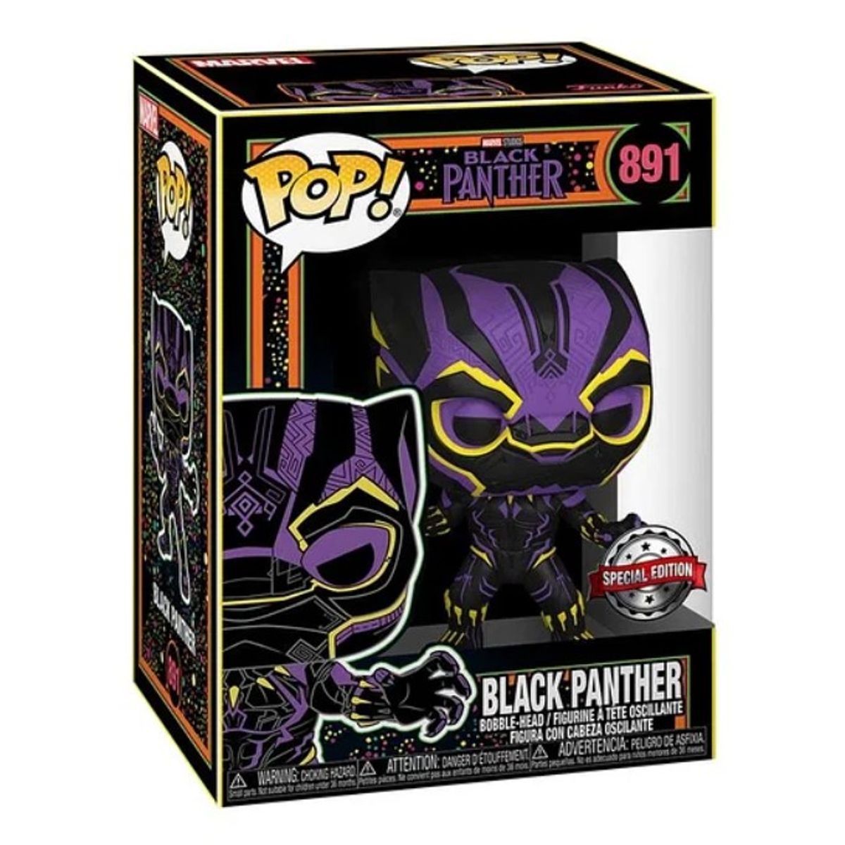 FUNKO - Funko Pop Black Panther 891 (Pantera Negra)