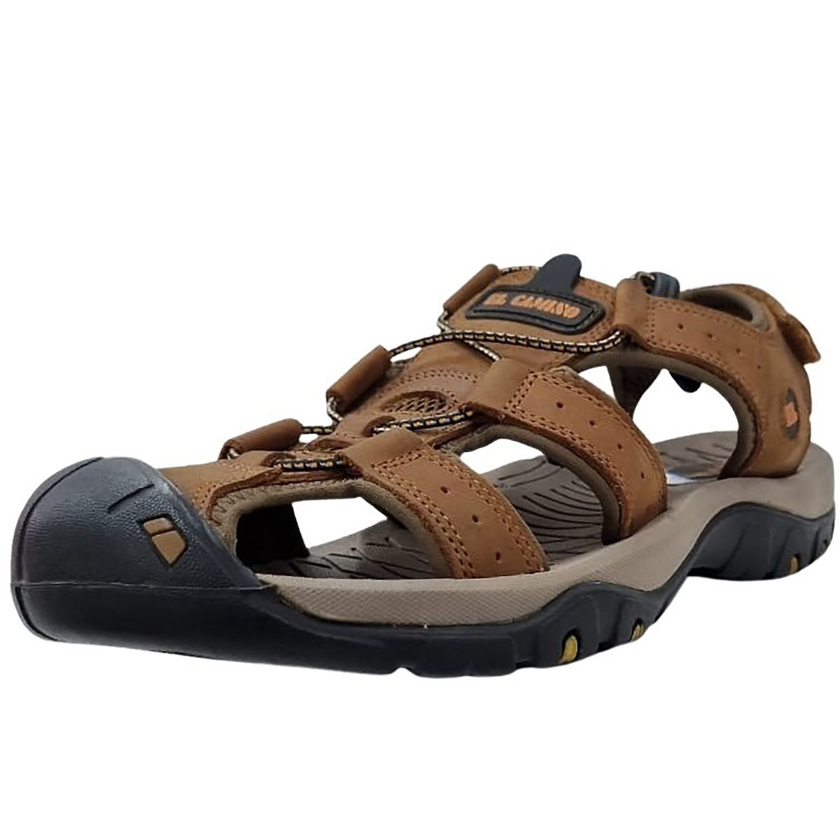 DYNAMOSTRONG CL - Sandalias de Cuero Para Hombre Estilo Clásico y Sofisticado