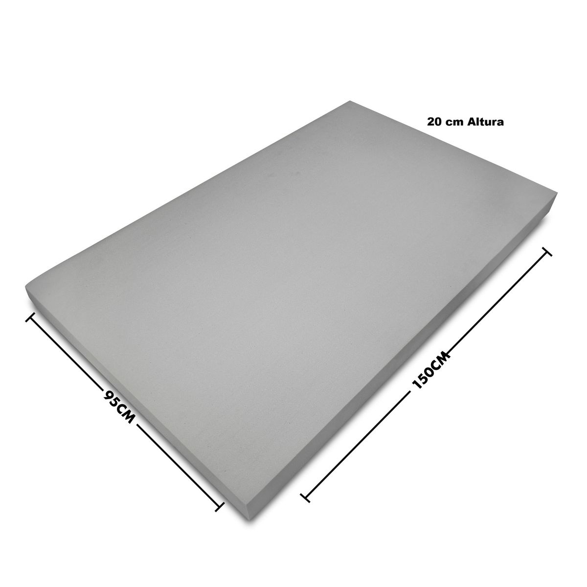 CHILENA CASAGRANDE - LAMINA DE ESPUMA  150x95x20xD24