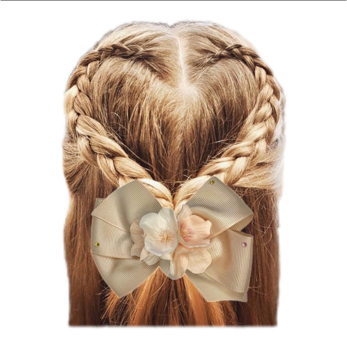 GENERICO - SET JUEGO DE PINCHES Y DIADEMAS  PARA NIÑAS  DORADO