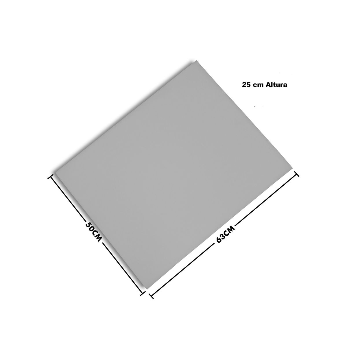 CHILENA CASAGRANDE - LAMINA DE ESPUMA  63x50x25xD24