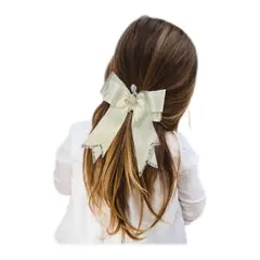 GENERICO - SET JUEGO DE PINCHES Y DIADEMAS PARA NIÑAS BEIGE