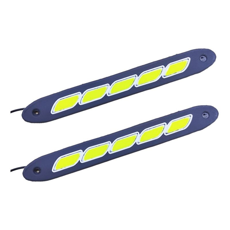 GENERICO - X2 Tira Led Cob Alto Brillo Neblineros Adhesivo Diseño 11856