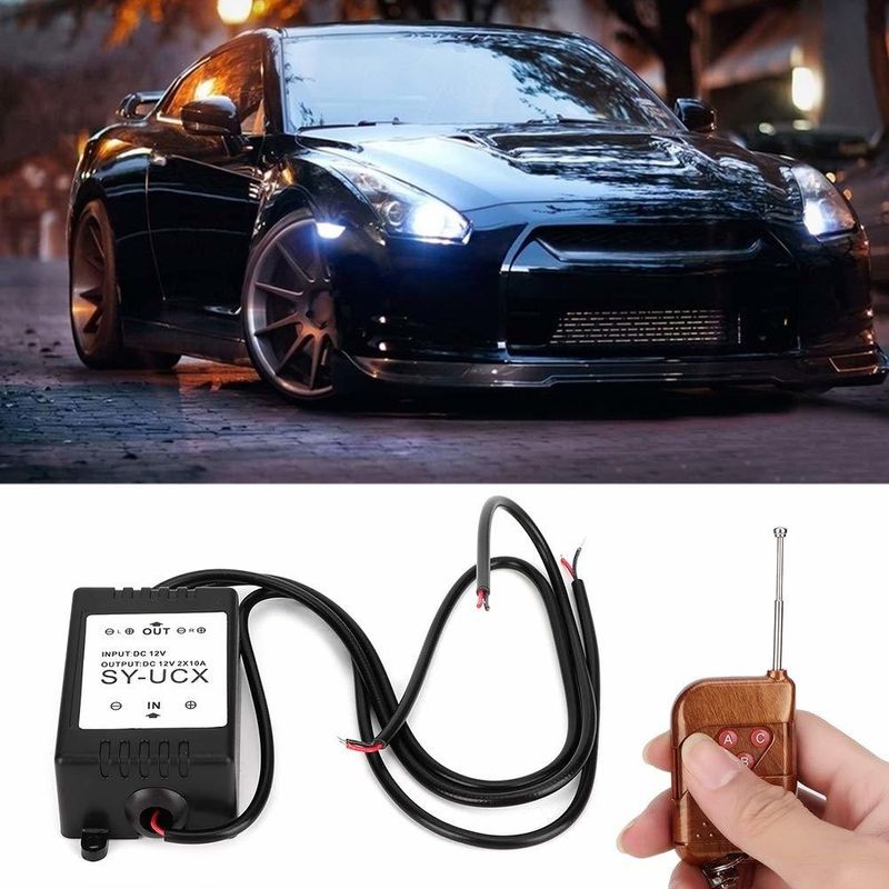 GENERICO - Control Remoto Para Luces Destellante Neblineros Raptor 12v